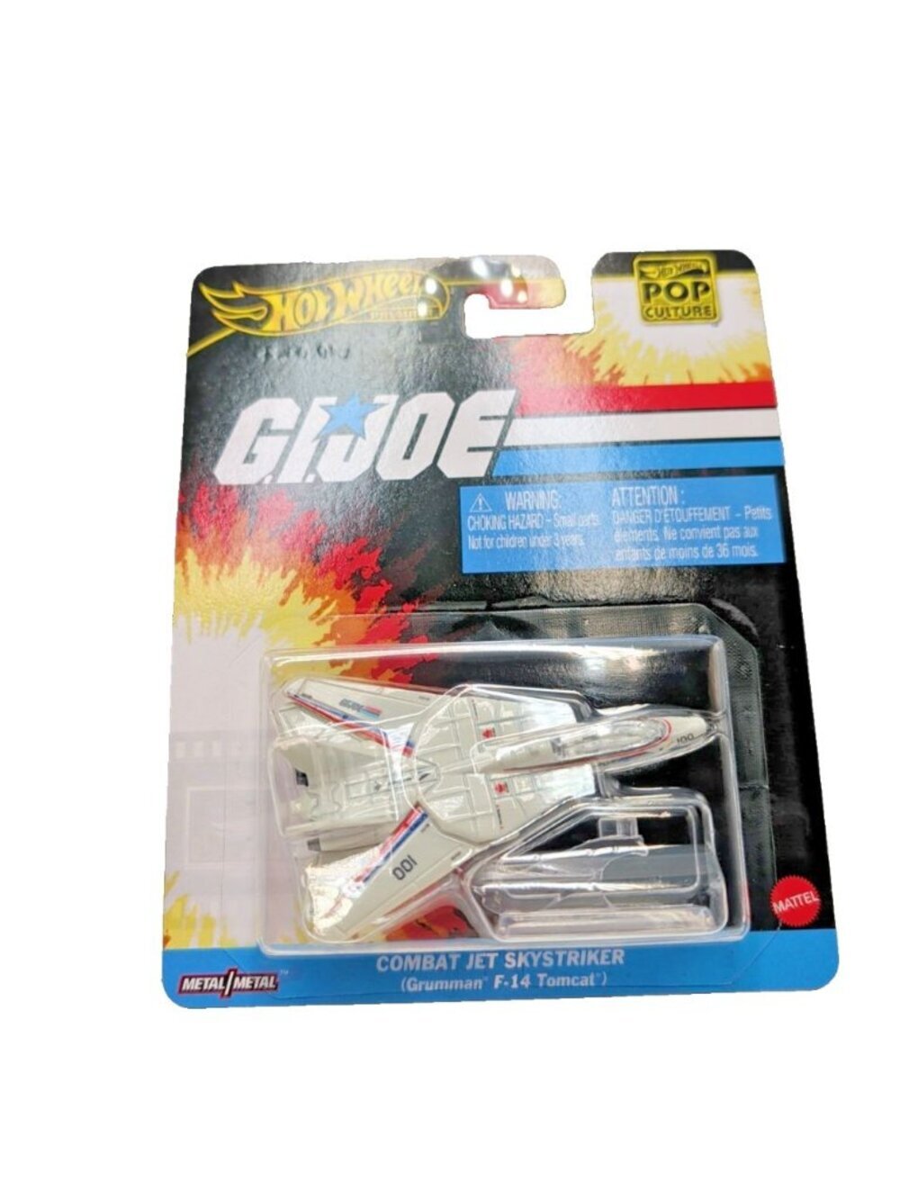 2025 Hot Wheels Premium Pop Culture G.I.JOE Combat Jet Sky Striker F-14 Tomcat